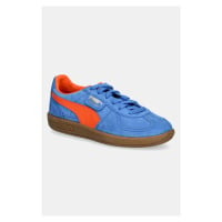 Semišové sneakers boty Puma Palermo Cobalt Glaze modrá barva, 396463