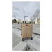 ROWEX velký cestovní kufr ABS Casolver 76x50x30 cm Barva: Šampaňská