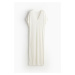 H & M - Síťované plážové šaty - bílá
