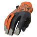ACERBIS MX X-H motokrosové rukavice oranžová/šedá