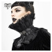 obojek DEVIL FASHION - Fleeting Glance Gothic Pleated High Collar - Black