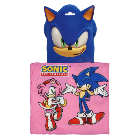 Dětský nákrčník s motivem Sonic, růžový SETINO