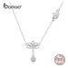 Stříbrný náhrdelník s přívěskem lotos BSN012 LOAMOER