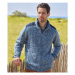 Pletený svetr s fleecovou podšívkou