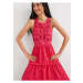 Růžové dámské šaty s madeirou Desigual Mina