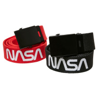 NASA Belt Kids 2-Pack černá/červená
