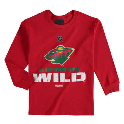 Minnesota Wild dětské tričko s dlouhým rukávem NHL Clean Cut Reebok