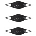 ABOUT YOU Šátek 'Anais - designed by Wynken Blynken & Nod' černá / bílá
