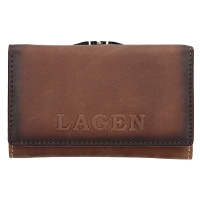 Dámská kožená peněženka Lagen Denisse - hnědá