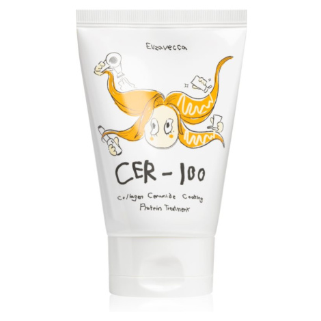 Elizavecca Cer-100 Collagen Ceramide Coating Protein Treatment kolagenová maska pro lesk a hebko