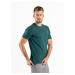Pánské rozstřižené tričko | óčko | Smaragd green
