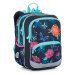 Školní Lehký batoh s motýlky Topgal BAZI, vícebarevná