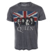 Tričko metal pánské Queen - Vintage Union Jack - ROCK OFF - QUBO01MC