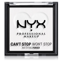 NYX Professional Makeup Can't Stop Won't Stop Mattifying Powder matující pudr odstín 11 Bright T