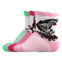 BOMA® ponožky Krteček mix B - holka 3 pár 112556