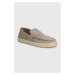 Semišové espadrilky Toms Alonso Loafer Rope béžová barva, 10020865