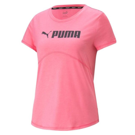 Puma FIT HEATHER TEE Dámské triko, růžová, velikost