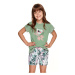 Dívčí pyžamo Hanička zelené s koalou