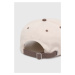 Bavlněná baseballová čepice Abercrombie & Fitch hnědá barva, s aplikací