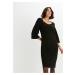 Bonprix BODYFLIRT elegantní šaty s třpytivým efektem Barva: Černá, Mezinárodní