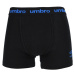 Umbro BOXER SHORT 2 PACK Pánské boxerky, černá, velikost