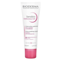 BIODERMA Sensibio Defensive rich aktivní zklidňující krém s výživnou texturou 40 ml