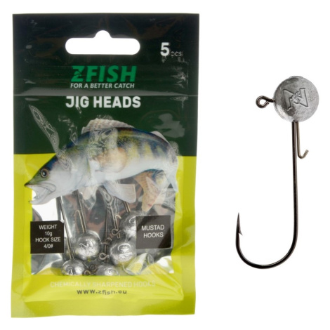 Zfish jigová hlava jig head premium 5 ks - 20 g háček 5/0