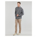 Selected SLHLOOSEMASON-FLANNEL OVERSHIRT NOOS Tmavě modrá