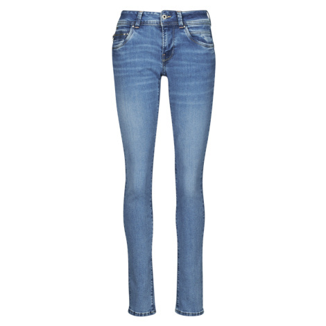 Pepe jeans SLIM JEANS LW Modrá