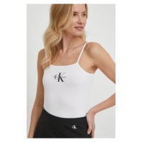 Body Calvin Klein Jeans dámské, bílá barva, J20J223421