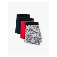 Koton 3-Pack Boxer Set with Game Print, Multicolor