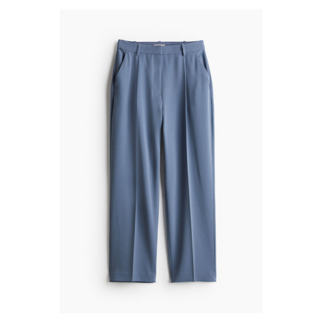 H & M - Široké kalhoty's puky - modrá H&M