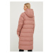 Péřová bunda Jack Wolfskin dámská, růžová barva, zimní