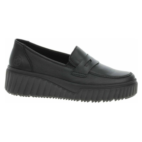 Rieker Dámské mokasiny N2562-00 schwarz Černá