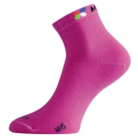 LASTING dámské merino ponožky WHS růžové