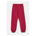 Tepláky karl lagerfeld karl rhinestone sweatpants persian red