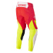 ALPINESTARS TECHSTAR FACTORY kalhoty červená fluo/bílá/žlutá