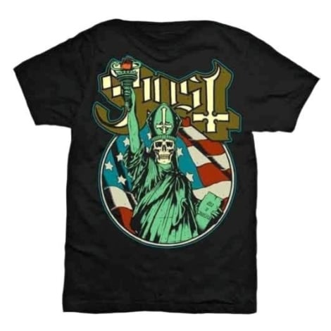 Ghost Tričko Statue of Liberty Unisex Black