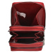 Dámská kabelka na telefon/peněženka s popruhem přes rameno Beagles Marbella - červená - na výšku