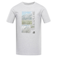 Alpine Pro Goren Pánské bavlněné triko MTSB876 bílá