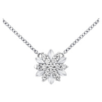 Silvego Stříbrný náhrdelník ALIVIA s krystaly Swarovski MWN10855A