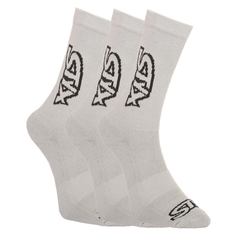 3PACK ponožky Styx vysoké šedé (HV10626262) L
