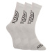 3PACK ponožky Styx vysoké šedé (HV10626262) L