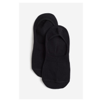 H & M - Neviditelné ponožky 3 páry - černá