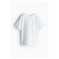 H & M - Objemné tričko - bílá