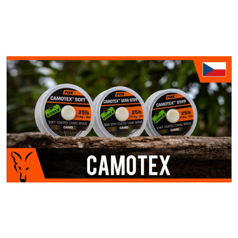 Fox Ztužená šňůrka Camotex Soft Camo 20m Varianta: 35lb