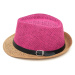 Art Of Polo Woman's Hat cz15160 Light Brown/Fuchsia-1