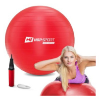 Gymnastický míč fitness 75cm s pumpou - červený