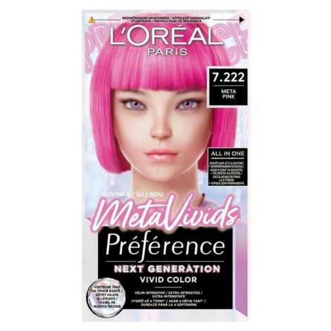 L´Oréal Paris Barva na vlasy Preférence Meta Vivids Meta Pink L’Oréal Paris