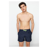 Trendyol Navy Blue Basic Standard Size Swimsuit Sea Shorts